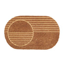Limpiapies Oval 45x75 cm Coco Multicolor