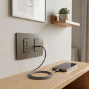 Enchufe 10A + Usb Armado S32 Grey