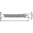 Tornillo Autoperforante Yeso-Carton 1-5/8 6 mm 200 unidad(es)