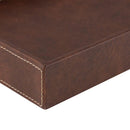 Bandeja Ecocuero Rectangular 30x45 cm Canela