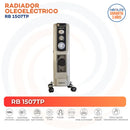 Radiador 1500 W Oleoelectrica Rb 1507Tp Gris
