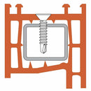 Tornillo Autoperforante Metal 25 mm 3.9 mm 5 unidad(es)