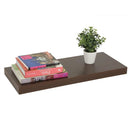 Repisa Madera 1 Nivel(Es) 25X3.8X60 Cm Chocolate