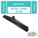 Repuesto Seca Piso 40 cm Pp y Rubber Negro