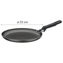 Panquequera Antiadherente 22 cm Aluminio Negro
