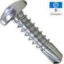 Tornillo Roscalata Metal 1/2 4 mm 5 unidad(es)