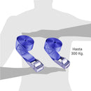 Set de cintas para tiro 300 kg 2 m 2 unidades azul