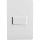 Interruptor simple 9/12 10 A Luzica Blanco