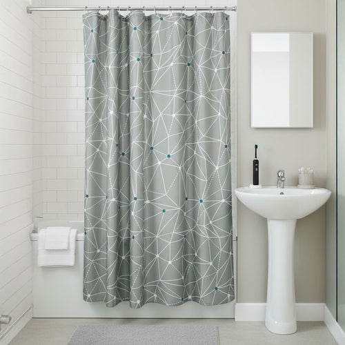 Cortina de bano Geo Line 178x180 cm