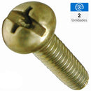 Perno cabeza redonda bronce unc 3/16 x 1 1/2 2 unid