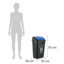 Basurero 30 Litros Plastico Negro
