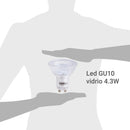 Pack 3 Ampolletas Led 4.3 W Gu10 430 Lm Luz Fria