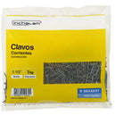 Clavo Corriente 1 1/2 Pulg Bolsa 1 Kg
