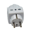 Adaptador Bipaso Schuko Triple