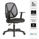 Silla Pc Ergonomica New Genova Negro