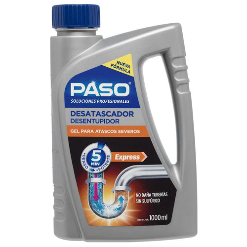 Desatascador Gel Tuberias Y Desagües 1 L Botella