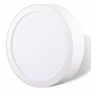 Panel Led Sobrepuesto Circular Blanco 12W Luz Calida