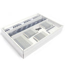 Set Bano 8 Piezas Tono Gris