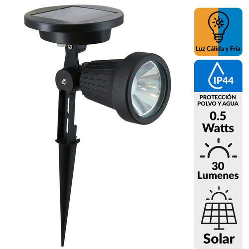 Estaca Solar Led 0.5 W IP 44 30 lm Luz Neutro