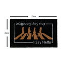Limpiapies Say Hello 45X75 Cm Pvc Multicolor