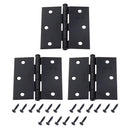 Pack 3 Unidades Bisagra3,5X3,5 Negro