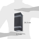 Aplique Exterior Bidireccional Bika 60 W Ip44 Luz Neutro