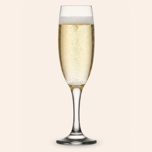 Set 6 Copas de Champan 220 ml Vidrio Transparente