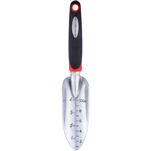 Pala 12 cm de aluminio plateado con mango