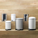 Basurero 5 Litros Metal Gris