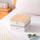 Organizador 22x8x30 cm 5.3 l Blanco, natural