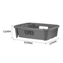 Secaplatos Plastico 34X43X12,6 Cm Gris