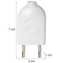 Enchufe Macho Volante 2P Blanco
