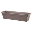 Jardinera de Plastico 19x15 cm taupe.