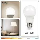Pack 4 Ampolletas Led 60 W E27 806 lm Luz Neutro