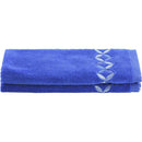 Set De Toallas Visita 380 Gr Algodon 30X50 Cm Azul