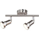 Barra Led Bisel 2 Luces Metal Gris