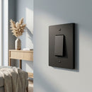 Interruptor simple 9/12 s33 Noir