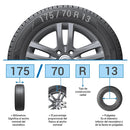 Neumatico para Automovil 175/70 R13