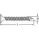 Tornillo Autoperforante Yeso-Carton 2 6 mm 200 unidad(es).