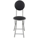 Silla Plegable Metal Negra