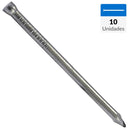 Clavo Punta Templada 2.4X2 1/2 Zincado Brillante 10Unid