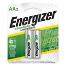 Pack De 2 Pilas Recargables Aa 2000 Mah 1,2V