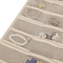Organizador Colgante De Joyas 43X86X1 Cm Beige