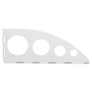 Kit 2 soporte 23 cm blanco