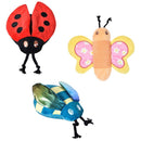 Set x3 juguetes mascota 30x22 cm