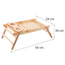 Bandeja Madera Rectangular 56X24 Cm Madera