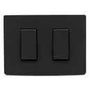 Interruptor doble 9/15 s33 Noir