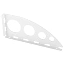 Kit 2 soporte 23 cm blanco