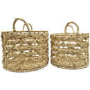 Canasto Decorativo Tanaca Jacinto Agua 42X42X31 Cm