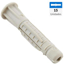 Tarugo de nylon multiuso M8 15 unidades